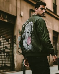 Image 1 of BOMBER ¥ JACKET ¥ UNISEX¥ VINTAGE¥IBIZA ¥UPCYCLED ¥