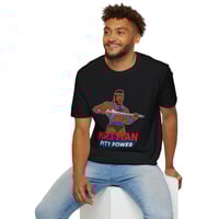 Image 3 of Mr. T Man Unisex Heavy Cotton Tee parody art T-shirt Black 