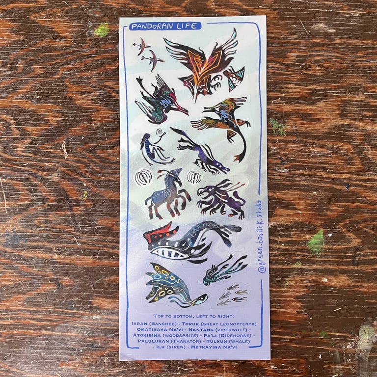 Pandoran Life sticker sheet