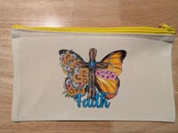 Faith Butterfly Make-up Bag.