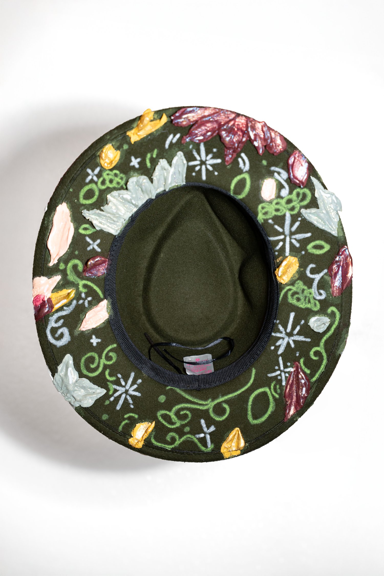 Image of Beneath Thorns: Hand-Painted Textured Hat