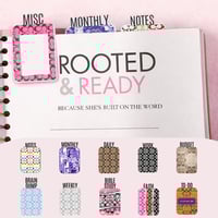 Image 5 of Bookmarks Mini Tabbed - Coa*h set of 12