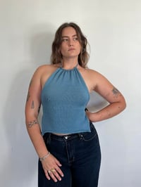 Image 1 of Blue Halter