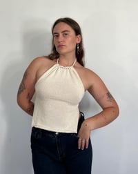 Image 1 of Heartbreak Halter - White