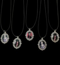 Elvira/Lily Munster necklaces