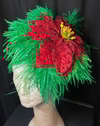 Image 1 of Poinsettia Hair Clip