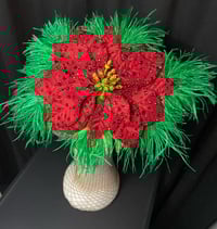 Image 2 of Poinsettia Hair Clip