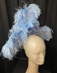 Image 1 of Baby Blue Feather Clip 