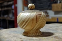 Image 1 of Wooden stash box with lid