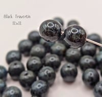 Image 5 of 12mm Round Druk Beads – Two Finishes