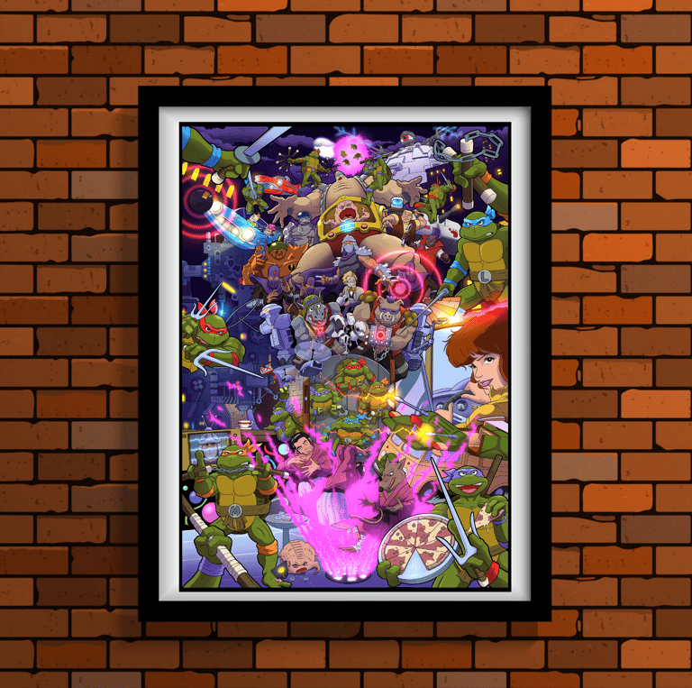 A3 TOITLE CHAOS POSTER PRINT