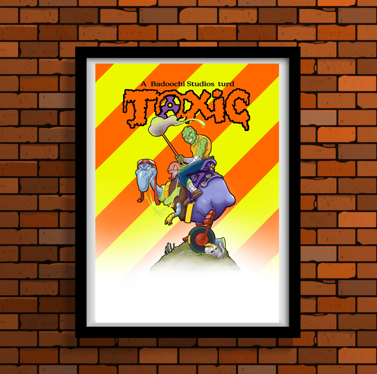 A3 TOXIC WIZARDS POSTER PRINT