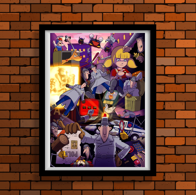 A3 MAD GADGETS POSTER PRINT