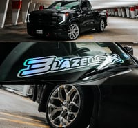 Image 1 of Holographic windshield banner blazelsx
