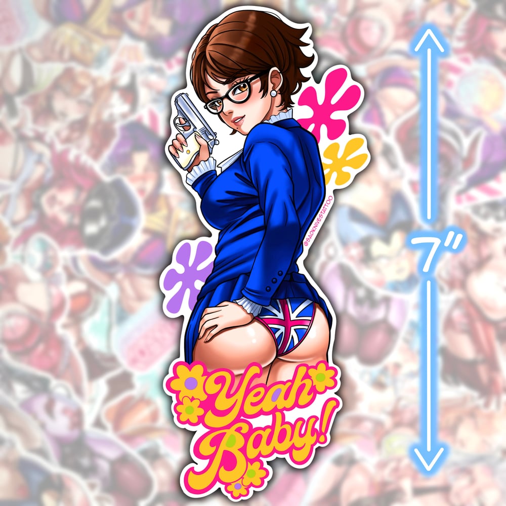Gender Swap Austin Powers Sticker