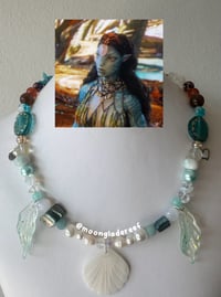 Image 1 of Queen of the Reef beaded choker
