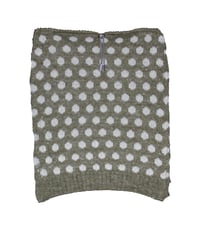 Image 1 of Polka Dot Tube Top - Green/Cream