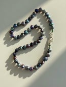 Image 1 of Hand-Knotted Peacock Pearl Necklace