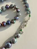 Image 2 of Hand-Knotted Peacock Pearl Necklace