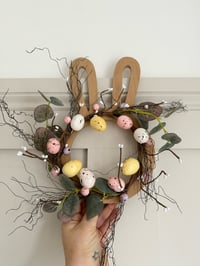 Image 1 of Bunny egg wreath 