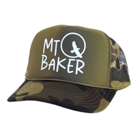 Image 2 of Mt Baker Raven Moon Camo Trucker