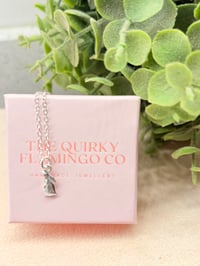 Image 2 of Sterling Silver Hare Necklace 