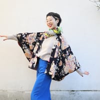 Image 1 of Veste coute vintage  'Hana zukushi' 　花づくし
