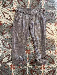 Image 2 of Paola Frani Early 00s Metallic Capris