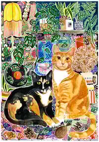 Image 1 of A3 Watercolour Pet Portrait Voucher