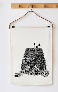 Image 1 of Lewes Bonfire tea towel 