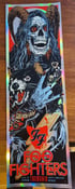 Image of FOO FIGHTERS - TASMANIAN DEVIL DAVE - gig poster foil variant