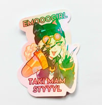 Jahoda Emooooogerl Holographic Sticker
