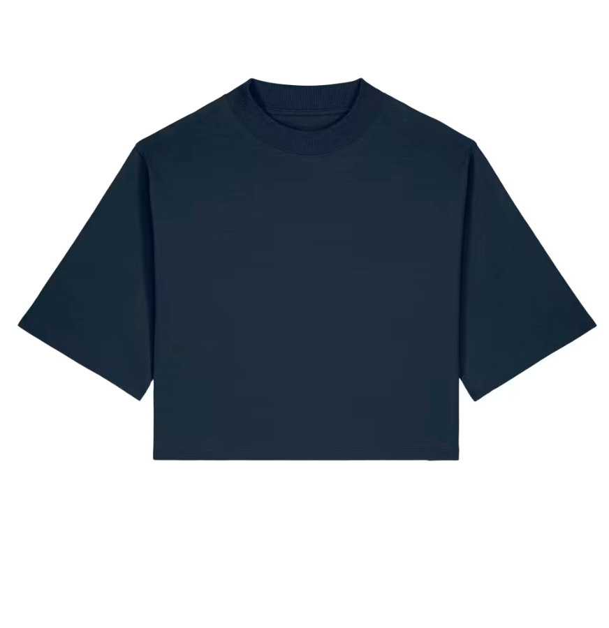 Image of Navy Boxy Tee  ADULT - One Summer Sprinkle