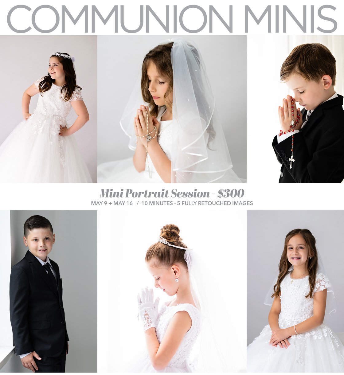 Image of 2026 FIRST COMMUNION MINI SESSIONS