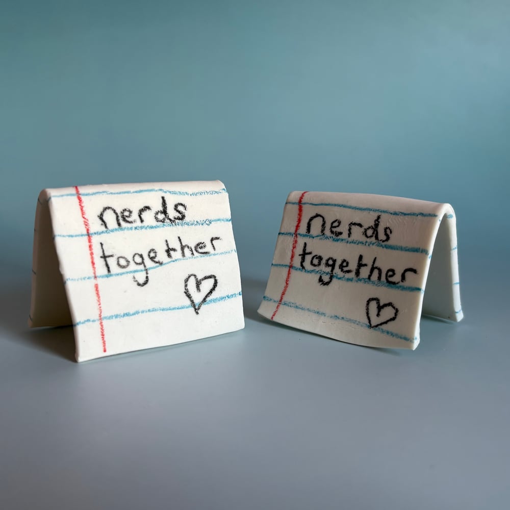 Image of Nerds together ceramic card