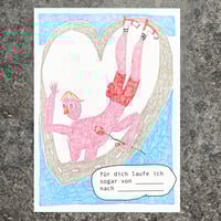 Image 1 of für dich laufe ich - Karte