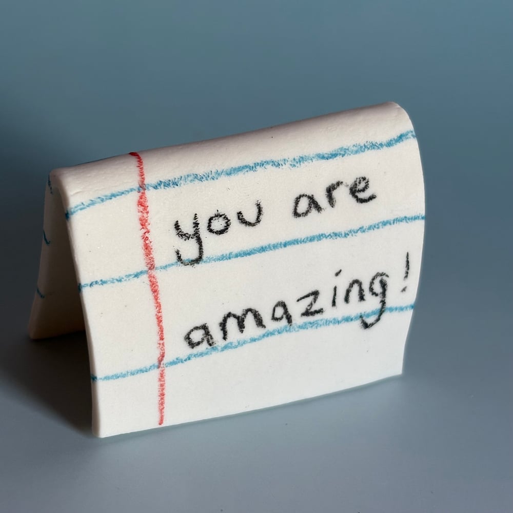 Image of Amazing ceramic card 