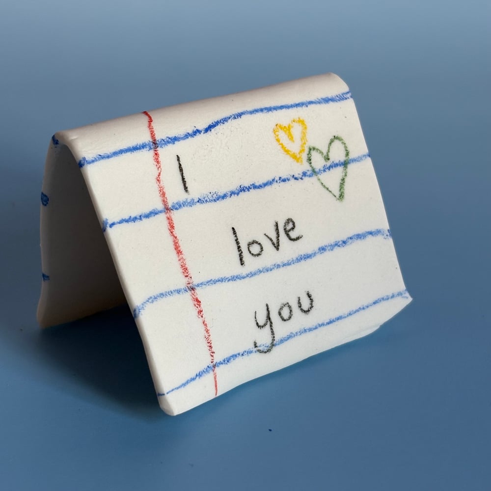 Image of I love you Ceramic Card