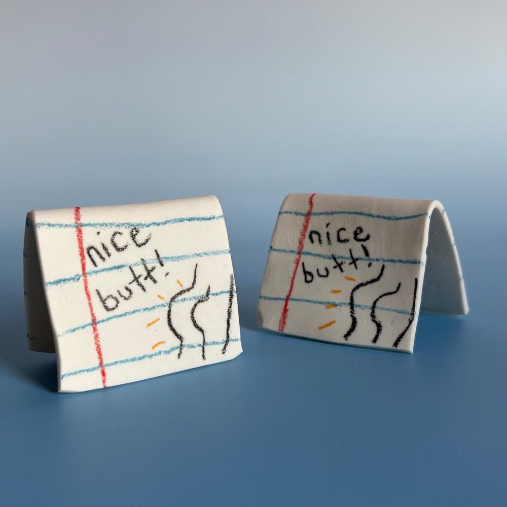 Image of Nice Butt Ceramic note