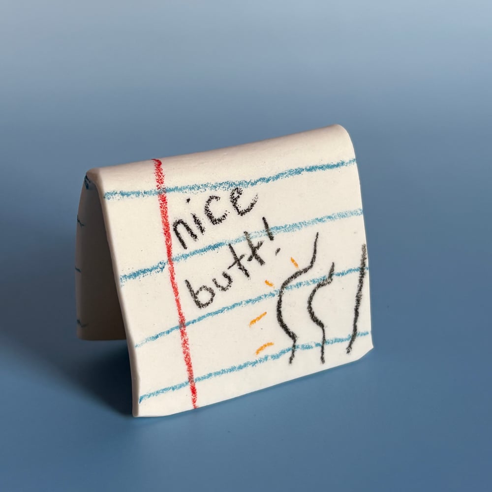 Image of Nice Butt Ceramic note