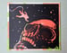 Image of Spaceskull - Random one of a kind screen print