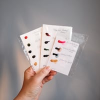 Image 1 of 3 x Dot Cards • Pomegranate • Cats • Viburnum