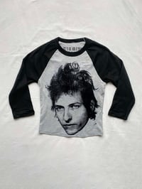 Image 3 of FACE PRINT BLACK RAGLAN BABY 3/4TEE