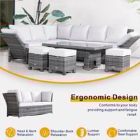 Image 3 of Seattle - Rising & Reclining Sofa Set