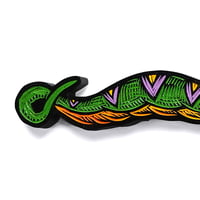 Image 3 of Looooooooong Snake Original Woodcut