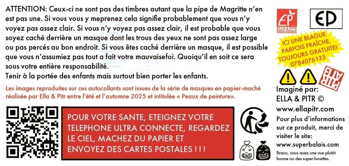 Image of "Les petites pochettes timbrées" lot de 3 pochettes surprises