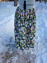 Image 1 of Cotton Knit Maxi Skirt with Pockets in Plus Size