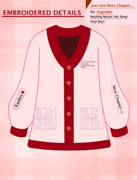 Image 2 of Fanfiction Cardigan. Pink & Black versions 100% cotton    VAT/Tariff included PRE ORDER