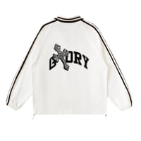 Image 2 of White Glory Varsity Pullover
