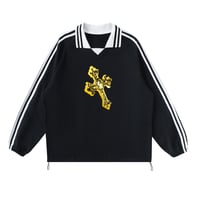 Image 1 of Black Glory Varsity Pullover